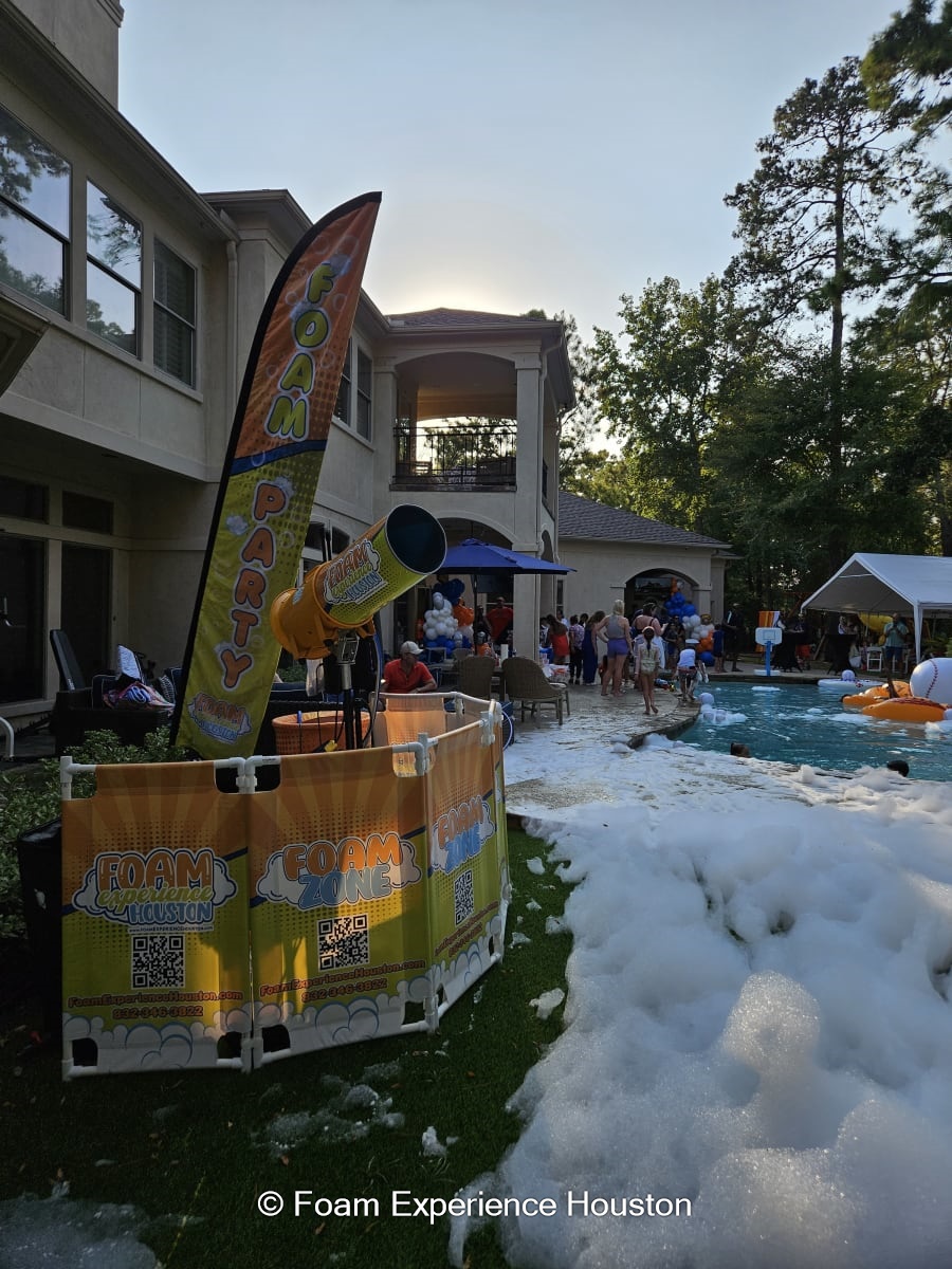 60 Min Attended Day Foam Party Experience Rental (One Cannon) Best